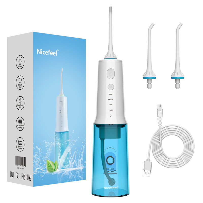 Tanque de água oral sem corda portátil de Irrigator 300ml do cuidado oral de Nicefeel poderoso