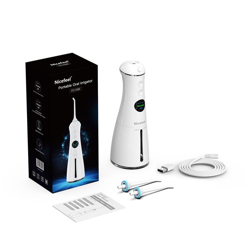 300ml Jet Cordless Water Flosser elétrica, 6 modos de trabalho molham Jet Dental Flosser