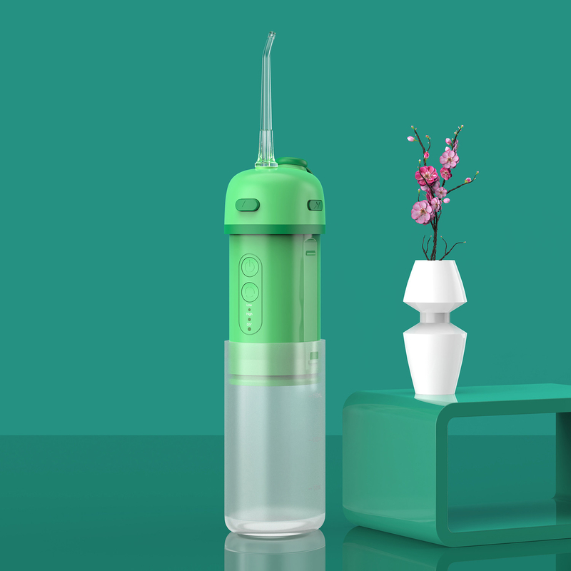 Tipo C IPX7 jato elétrico sem fio portátil mini limpador de dentes com fio dental