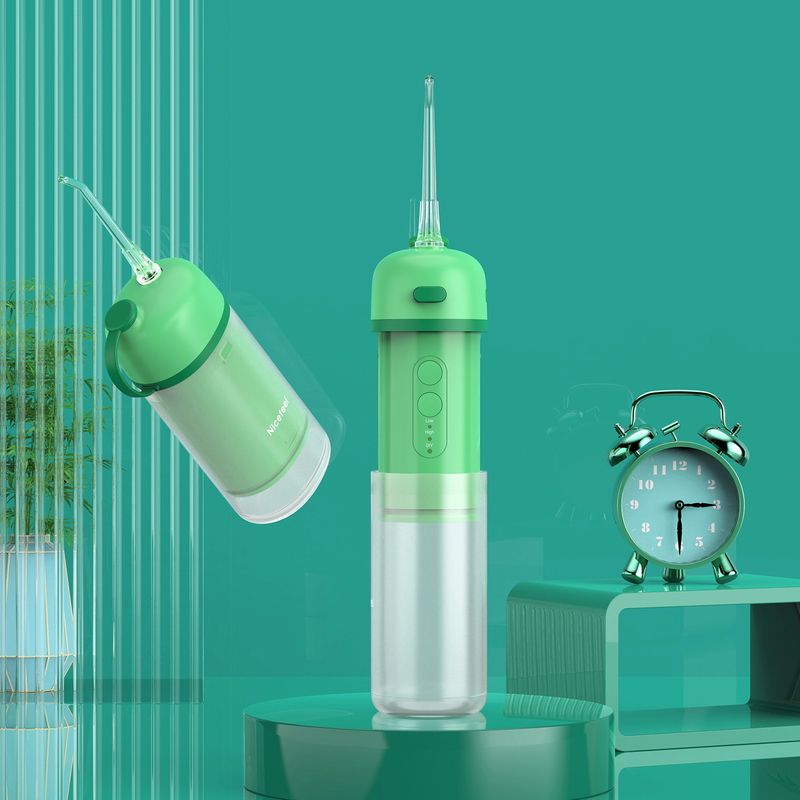 Tipo C IPX7 jato elétrico sem fio portátil mini limpador de dentes com fio dental