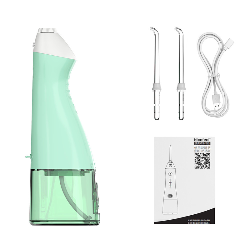 Irrigador oral portátil para viagens domésticas 300 ml IPX7 à prova d'água sem fio