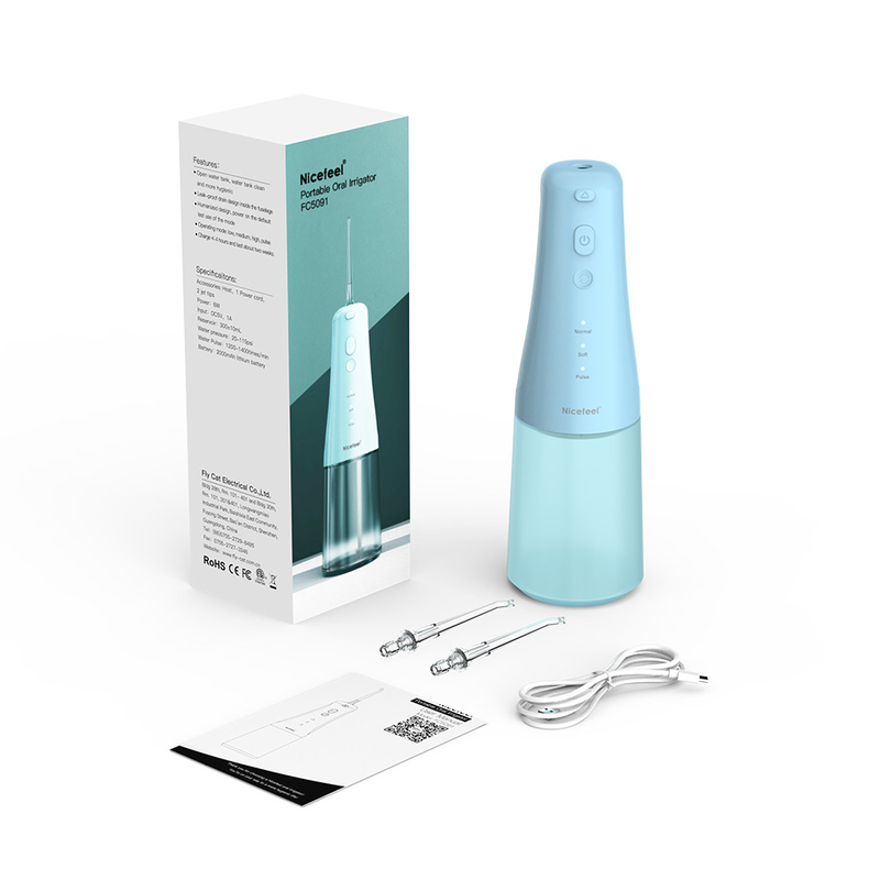 Flossers de água sem fio IPX7 à prova d'água com modo DIY 4 pontas de jato