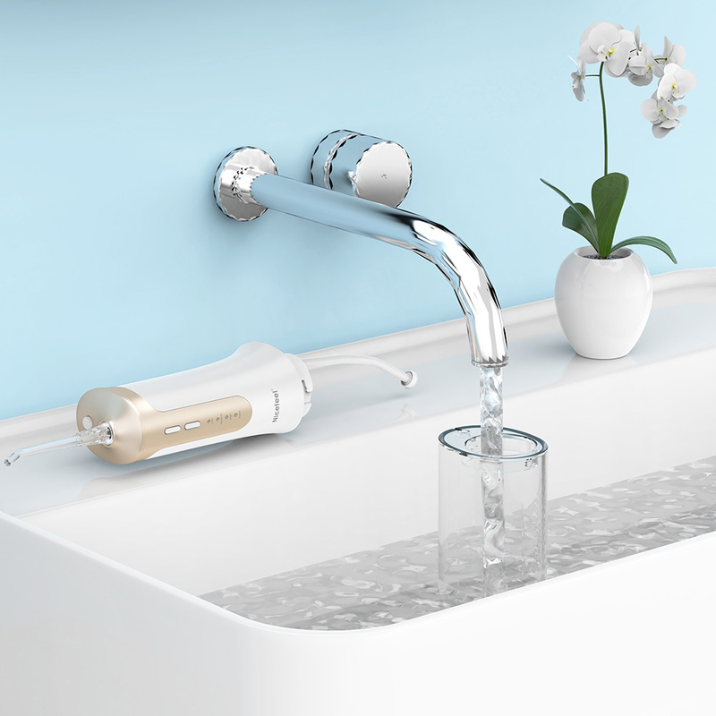 Líquido de limpeza oral Jet Cordless Portable Water Flosser elétrica IPX7 300ml