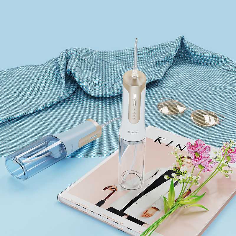 Líquido de limpeza oral Jet Cordless Portable Water Flosser elétrica IPX7 300ml