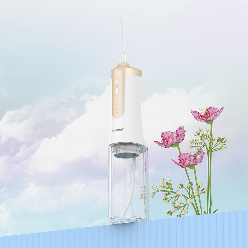 Água elétrica Jet Cordless Portable Water Flosser IPX7 300ml do líquido de limpeza dos dentes