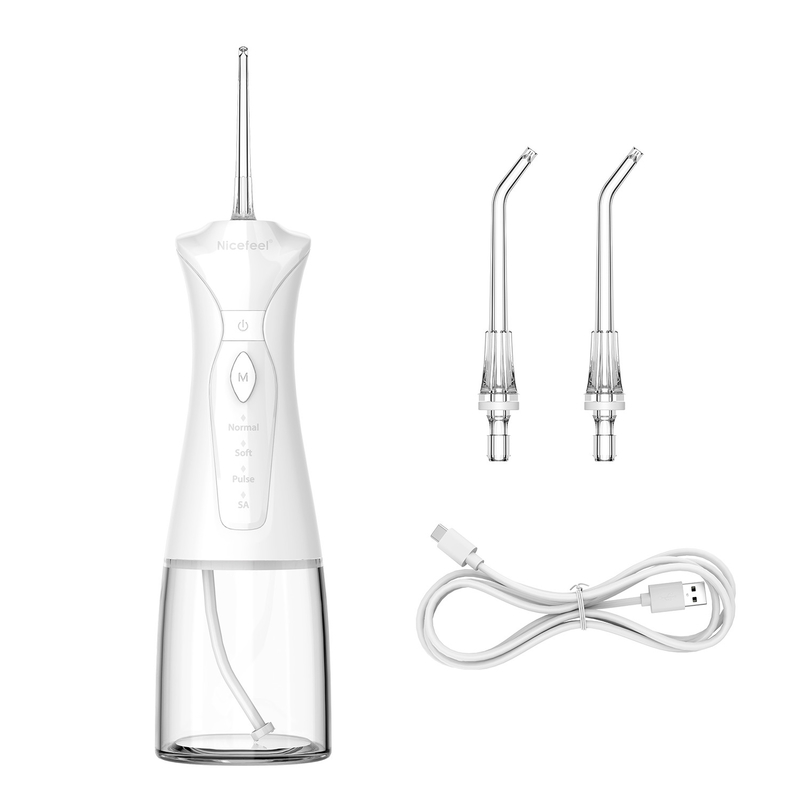 Tipo sem corda portátil carregamento de Flosser da água de Nicefeel da higiene oral de C