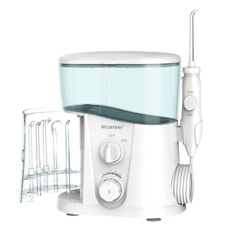 A água branca Flosser do tanque com ABS do produto comestível provê de bocal para o cuidado oral