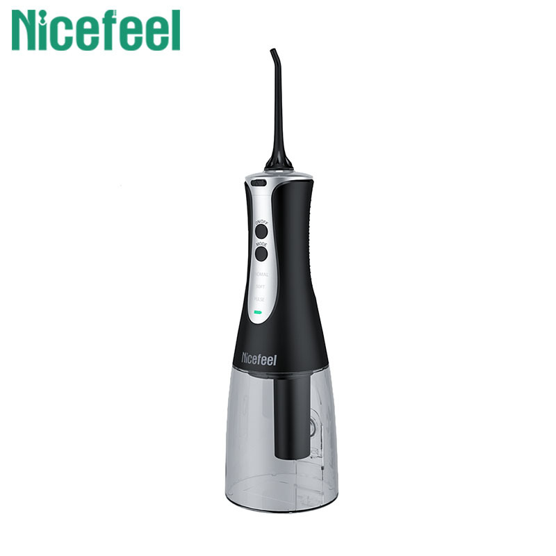 ABS Nicefeel Flosser de água sem fio 55-125PSI Pressão para cuidados orais