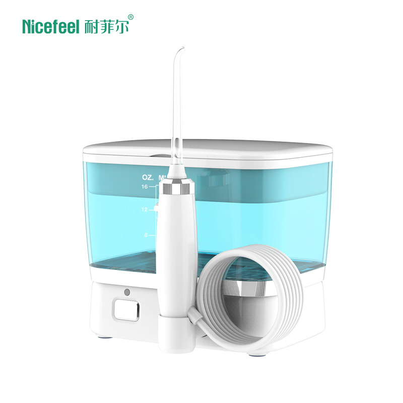 Flosser de água dental elétrico irrigador oral com 3 modos 2pcs cabeça de escova