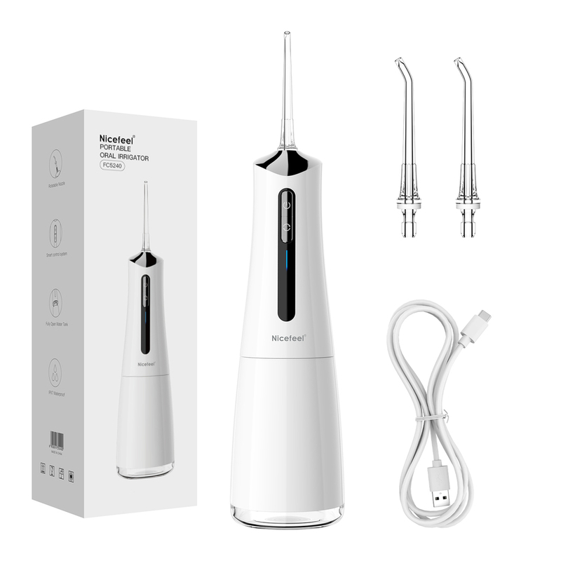 Flosser de água sem fio Nicefeel Tecnologia ABS para uma higiene dental ideal