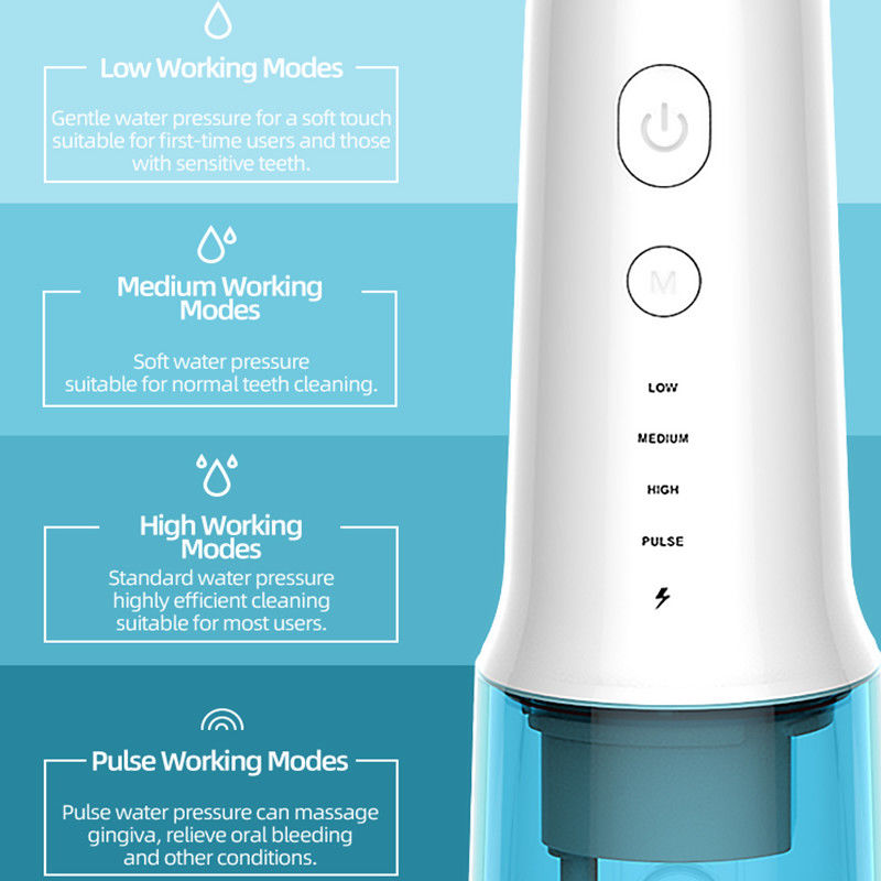 da água oral elétrica do irrigator DIY de Flosser do cuidado bateria oral da longa vida ultra