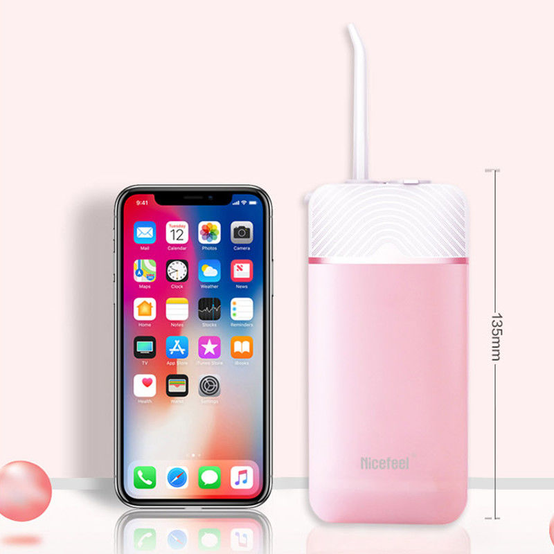 Água elétrica Flosser Irrigator oral de Mini Design Collapsible Water Flosser com bocal de Storagable
