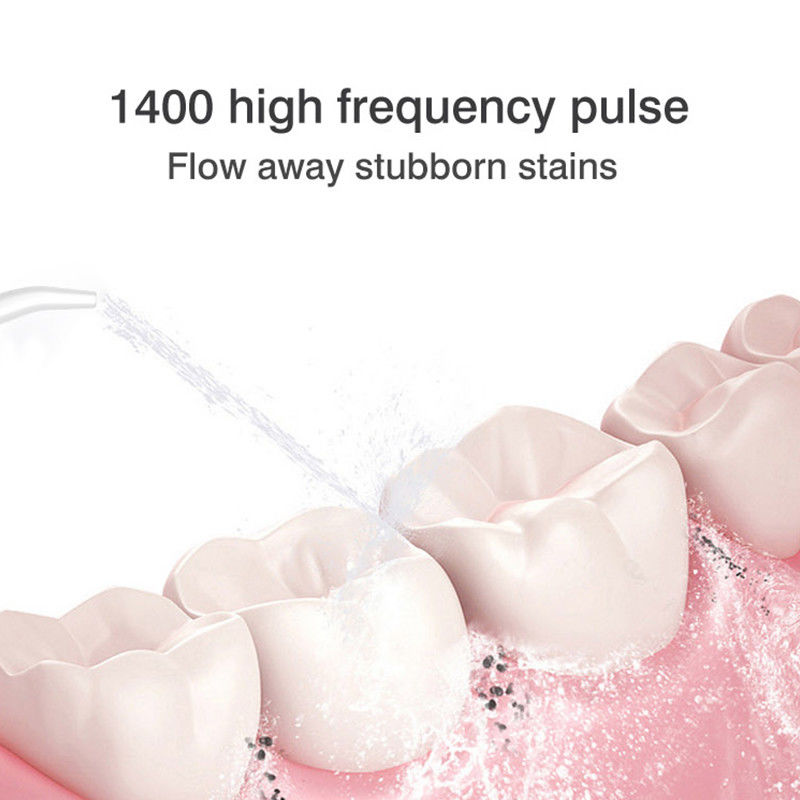 Água elétrica Flosser Irrigator oral de Mini Design Collapsible Water Flosser com bocal de Storagable