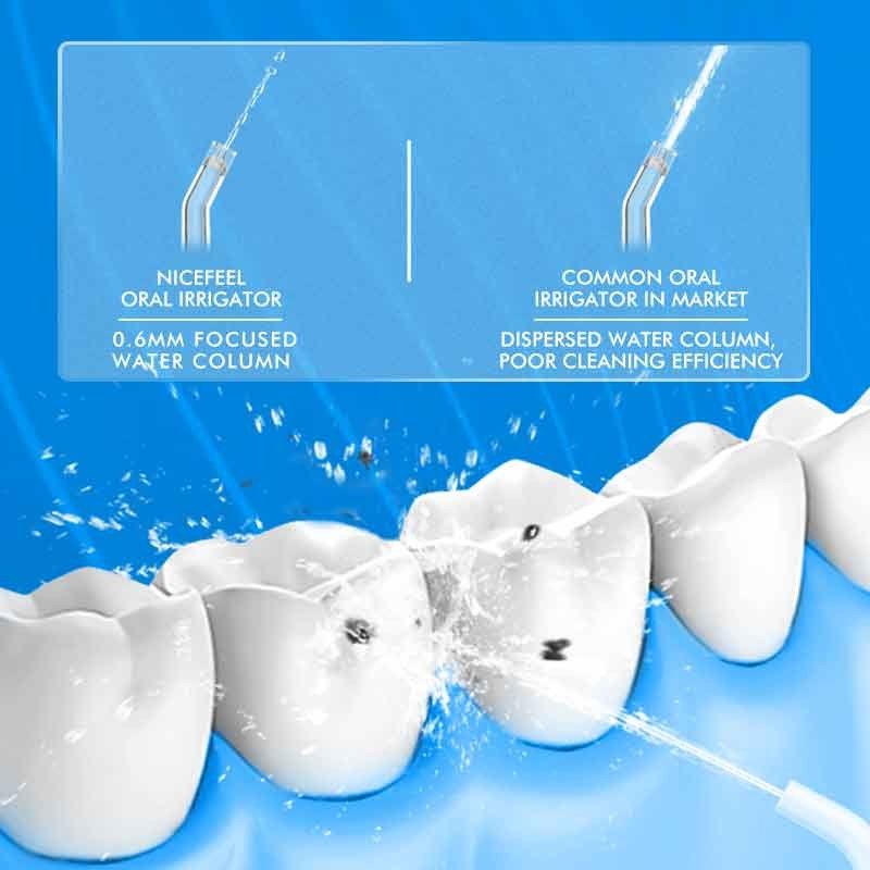 Água oral sem corda dental oral recarregável elétrica portátil Flosser de Irrigator Irrigator do cuidado oral