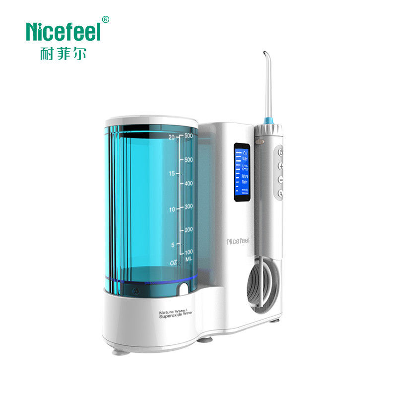 Picaretas elétricas orais da água do IPX 4 Nicefeel Irrigator para os dentes com gerador do ozônio