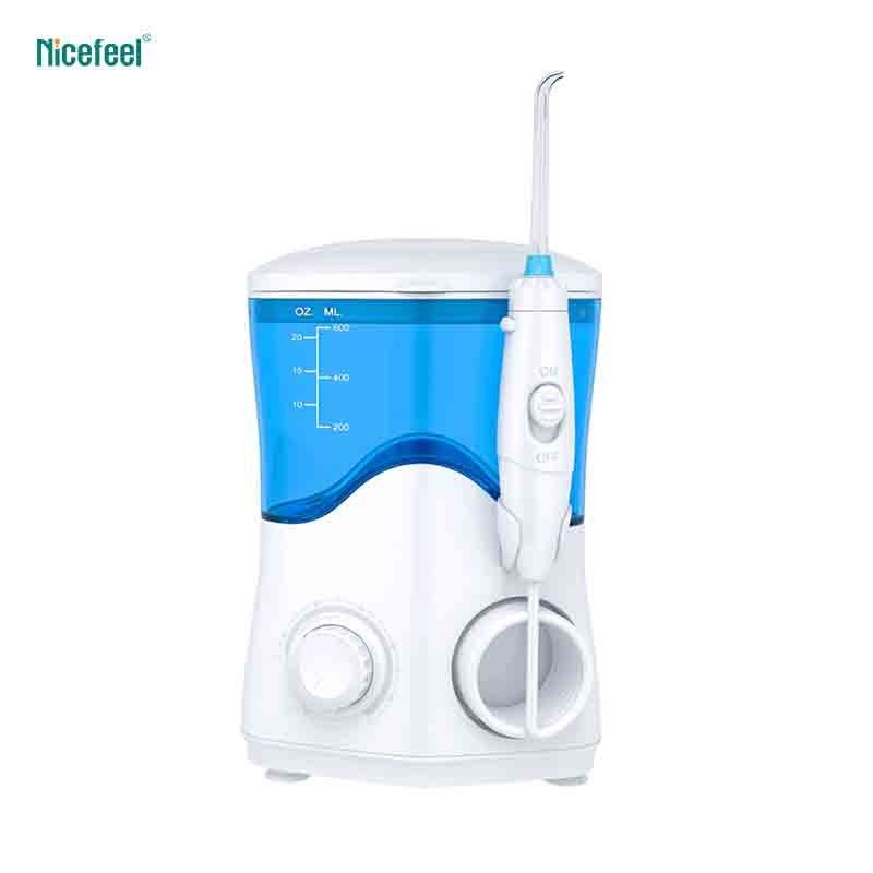Água grande oral Flosser da capacidade de Irrigator 600ml da família de Nicefeel para a limpeza dos dentes