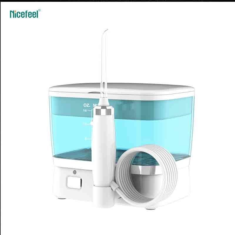 Água elétrica portátil Flosser do dente 500ml 1400-1800 tempos Min Water Jet Pulse