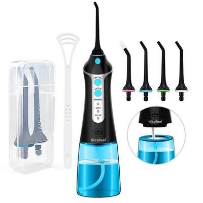 Água sem corda elétrica Flosser Irrigator oral de FC159 Nicefeel 3 modos de trabalho