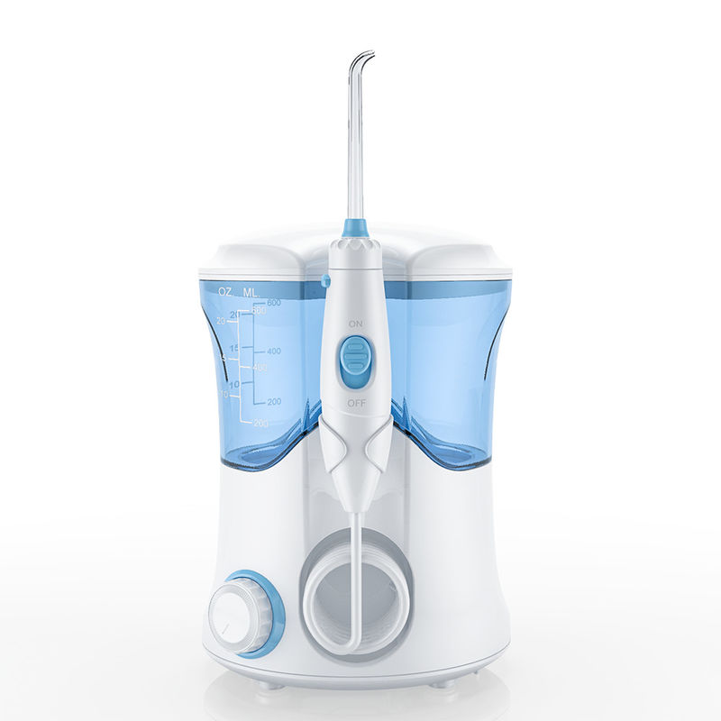 Água oral oral Flosser do cuidado de Irrigator da bancada da família com os bocais 7pcs