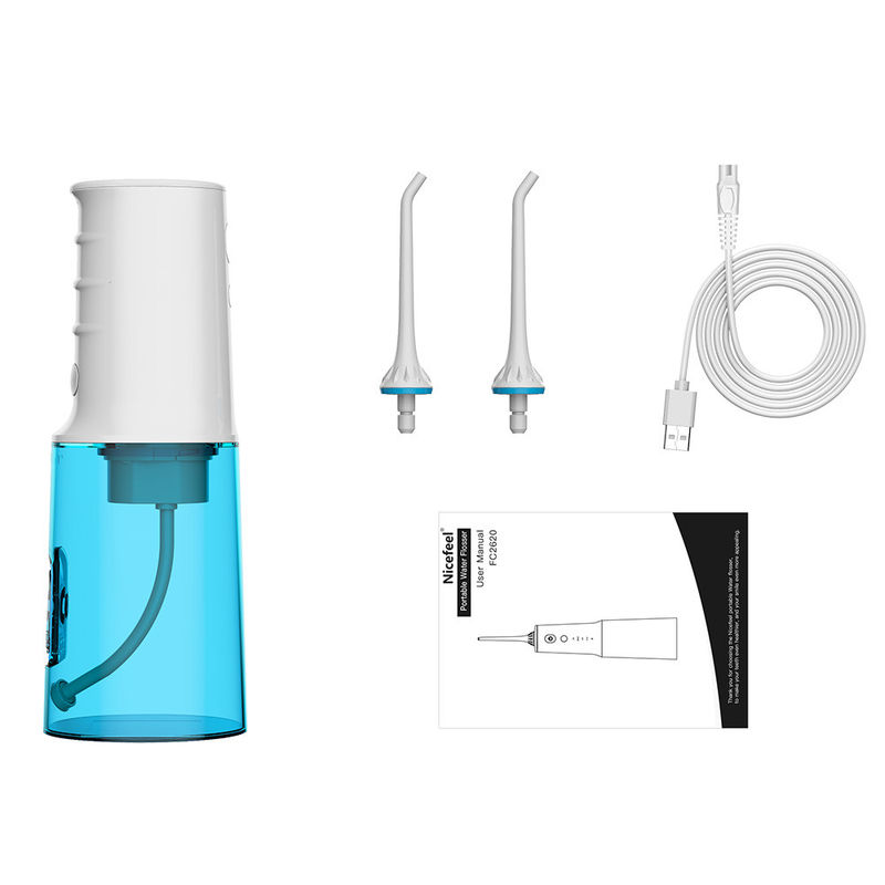Melhor Electric Power Flosser para a água sem corda Flosser IPX7 de Nicefeel do curso bateria de 1900 mAh