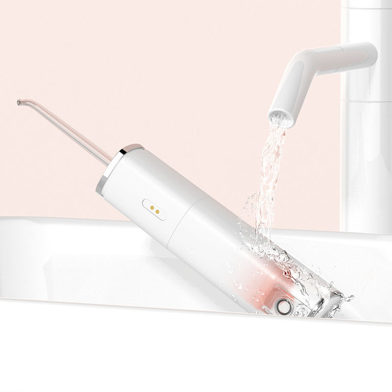 Limpeza profunda portátil de Sonic Cordless Water Flosser Rechargeable com quatro bocais