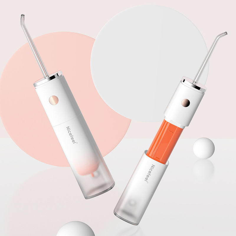 Limpeza profunda portátil de Sonic Cordless Water Flosser Rechargeable com quatro bocais