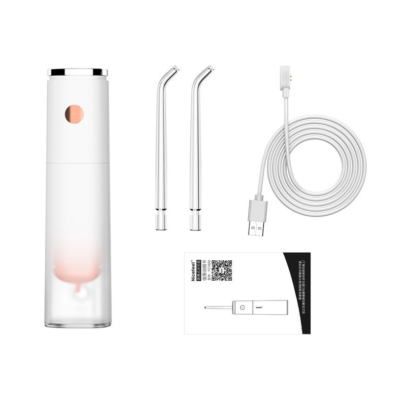Limpeza profunda portátil de Sonic Cordless Water Flosser Rechargeable com quatro bocais