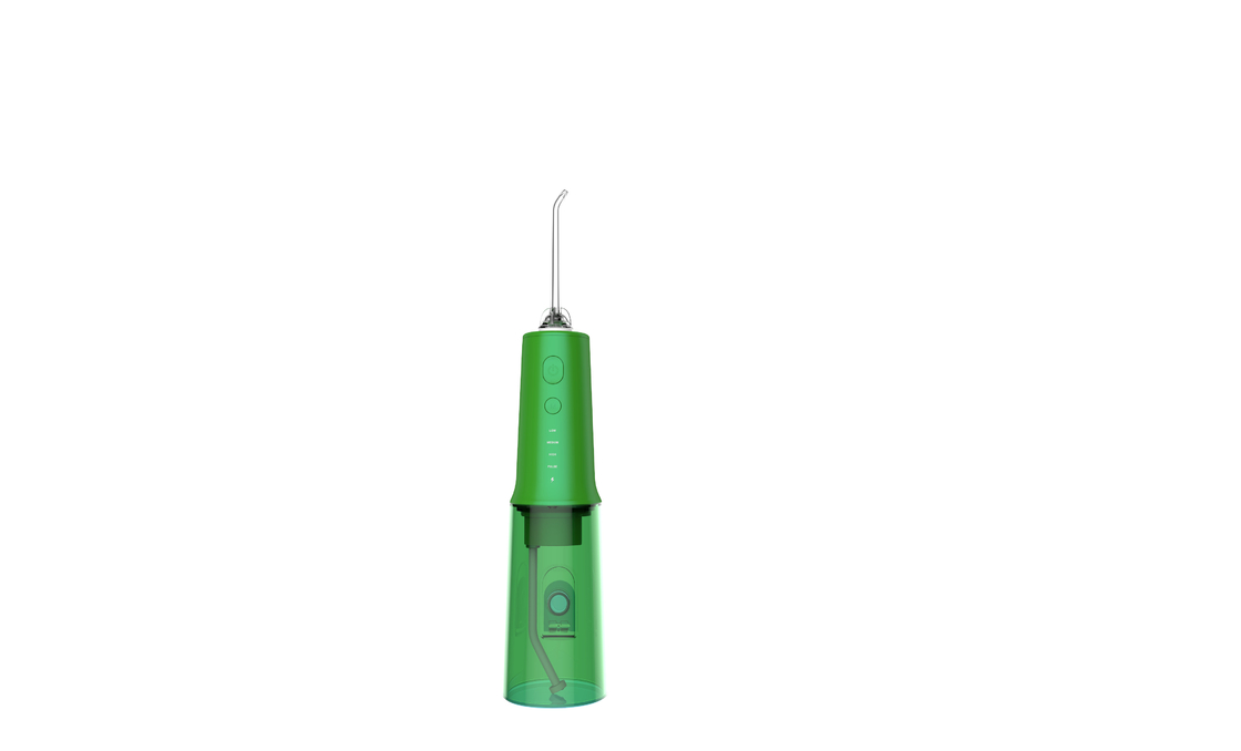 Líquido de limpeza sem corda dos dentes de Flosser da água do curso 320ml 360 graus que gerenciem Jet Tips longa