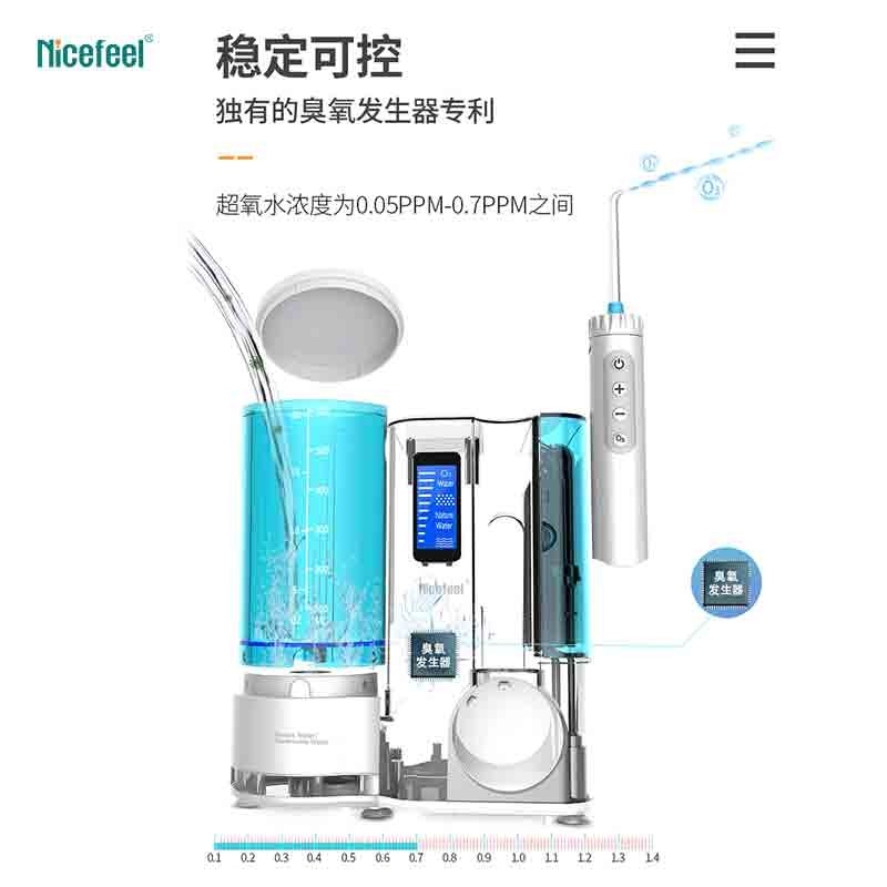 bancada Nicefeel Irrigator oral do tanque 600ml para o cuidado oral diário